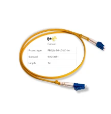 Cabcoil Шнур волоконно-оптический (патч корд) duplex LC-LC 9/125 sm 1м LSZH