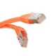 Cabcoil Патч корд медный, категории 5e, типа RJ45-RJ45, экранированный, LSZH, 10m, цвет оранжевый