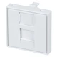 Cabcoil Вставка Mosaik 45х45 для одномодульного формата Keystone Jack типа rj-45, rj-12