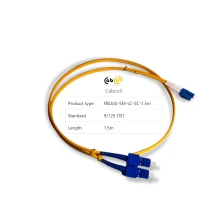 Cabcoil Шнур волоконно-оптический (патч корд) duplex LC-SC 9/125 sm 1,5м LSZH