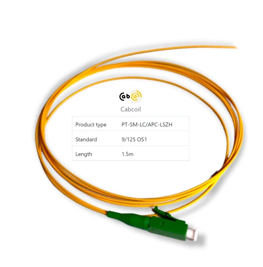 Cabcoil Пигтейл LC/APC 9/125 sm 1,5м LSZH