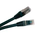 Cabcoil Патч корд медный, категории 5e, типа RJ45-RJ45, экранированный, LSZH, 0.5m, цвет черный