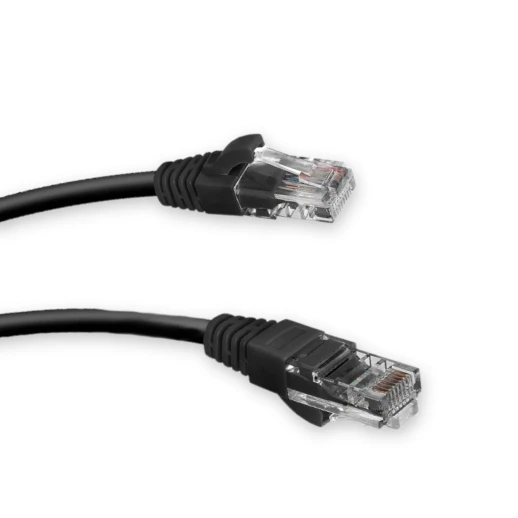 Cabcoil Патч корд медный, категории 6, типа RJ45-RJ45, не экранированный, LSZH, 10m, цвет черный