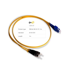 Cabcoil Шнур волоконно-оптический (патч корд) duplex SC-FC 9/125 sm 1м LSZH