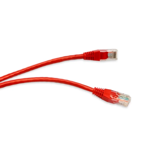 Cabcoil Патч корд медный, категории 6, типа RJ45-RJ45, не экранированный, LSZH, 10m, цвет красный