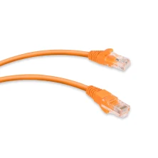 Cabcoil Патч корд медный, категории 6, типа RJ45-RJ45, не экранированный, LSZH, 3m, цвет оранжевый