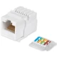 Cabcoil Вставка Keystone Jack RJ-45(8P8C), 90 градусов, категория 6, без инструмента, экранированная
