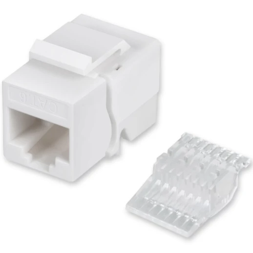 Cabcoil Вставка Keystone Jack RJ-45(8P8C), 90 градусов, категория 6, без инструмента, экранированная