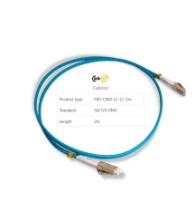 Cabcoil Шнур волоконно-оптический (патч корд) duplex LC-LC 50/125 mm OM3 2м LSZH