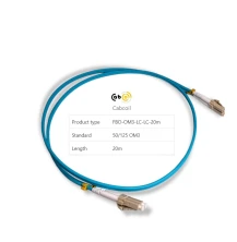 Cabcoil Шнур волоконно-оптический (патч корд) duplex LC-LC 50/125 mm OM3 20м LSZH